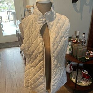 Free Country Quilted White Vest